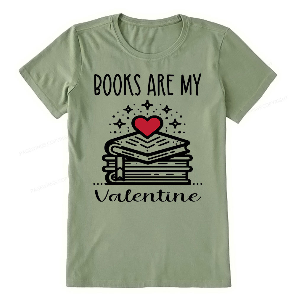 Pagewings Books are My Valentine Unisex Classic T-shirt