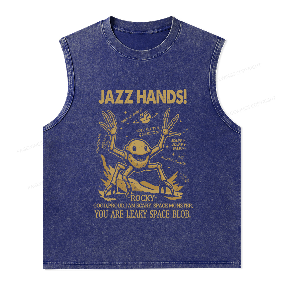 Pagewings You Sleep I Watch Unisex Washed Tank Top