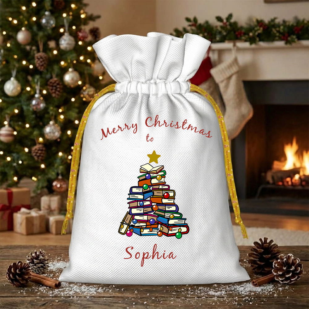 Pagewings Personalized Christmas Book Christmas Santa Sack