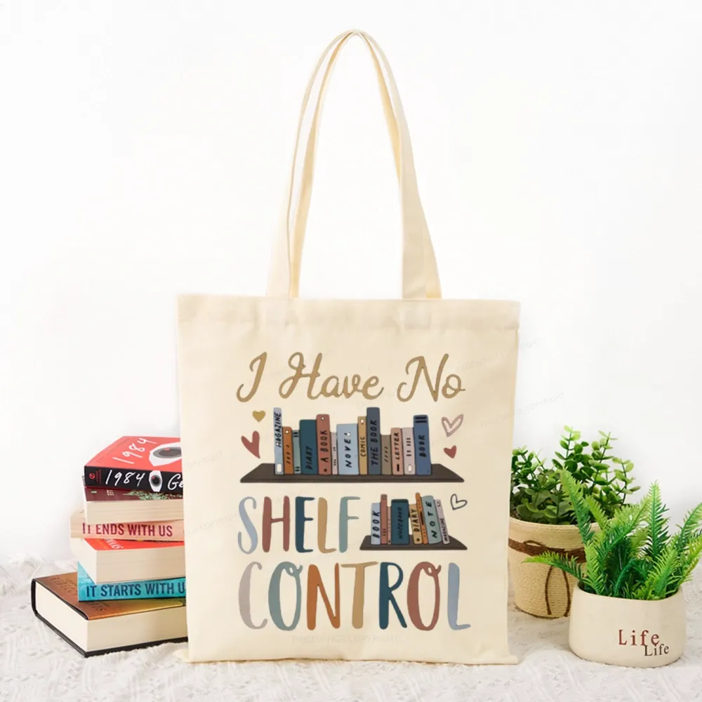 Pagewings I Have No Shelf Control Unite Tote Bag