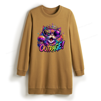 Pagewings Sci Fi Book Lover Sweatshirt Dress