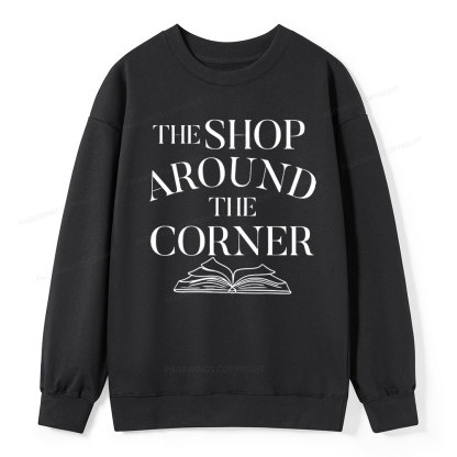 Pagewings The Shop Around The Corner Bookworm  Unisex Classic Sweatshirt