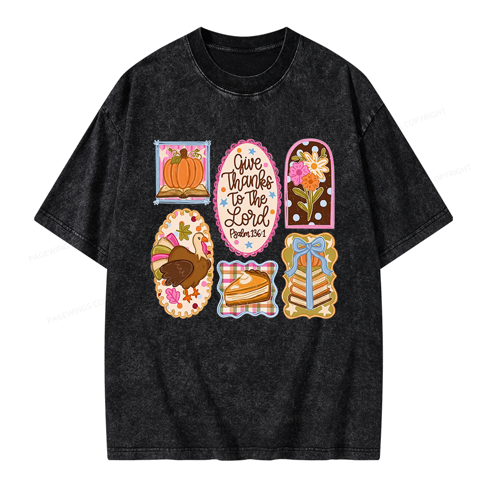 Pagewings Christian Fall Unisex Washed T-shirt