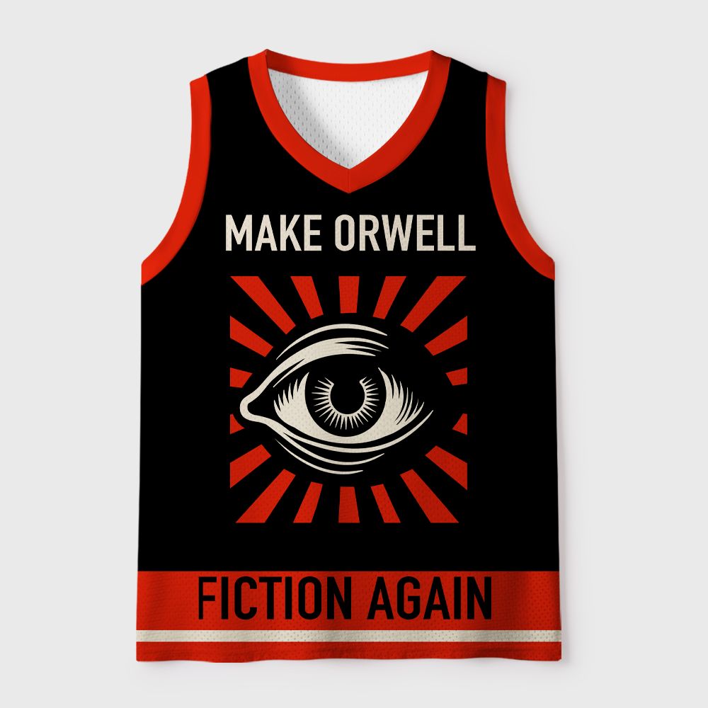 Pagewings Make Orwell Fiction Again Unisex Mesh Tank Top
