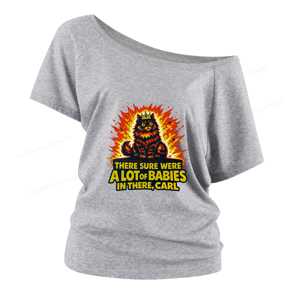 Pagewings A Lot Of Babies In There Women Off Shoulder T-shirts