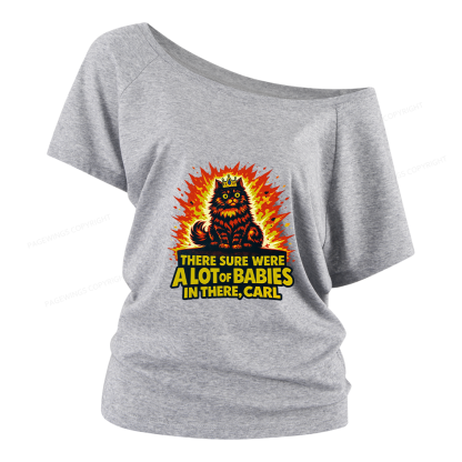 Pagewings A Lot Of Babies In There Women Off Shoulder T-shirts
