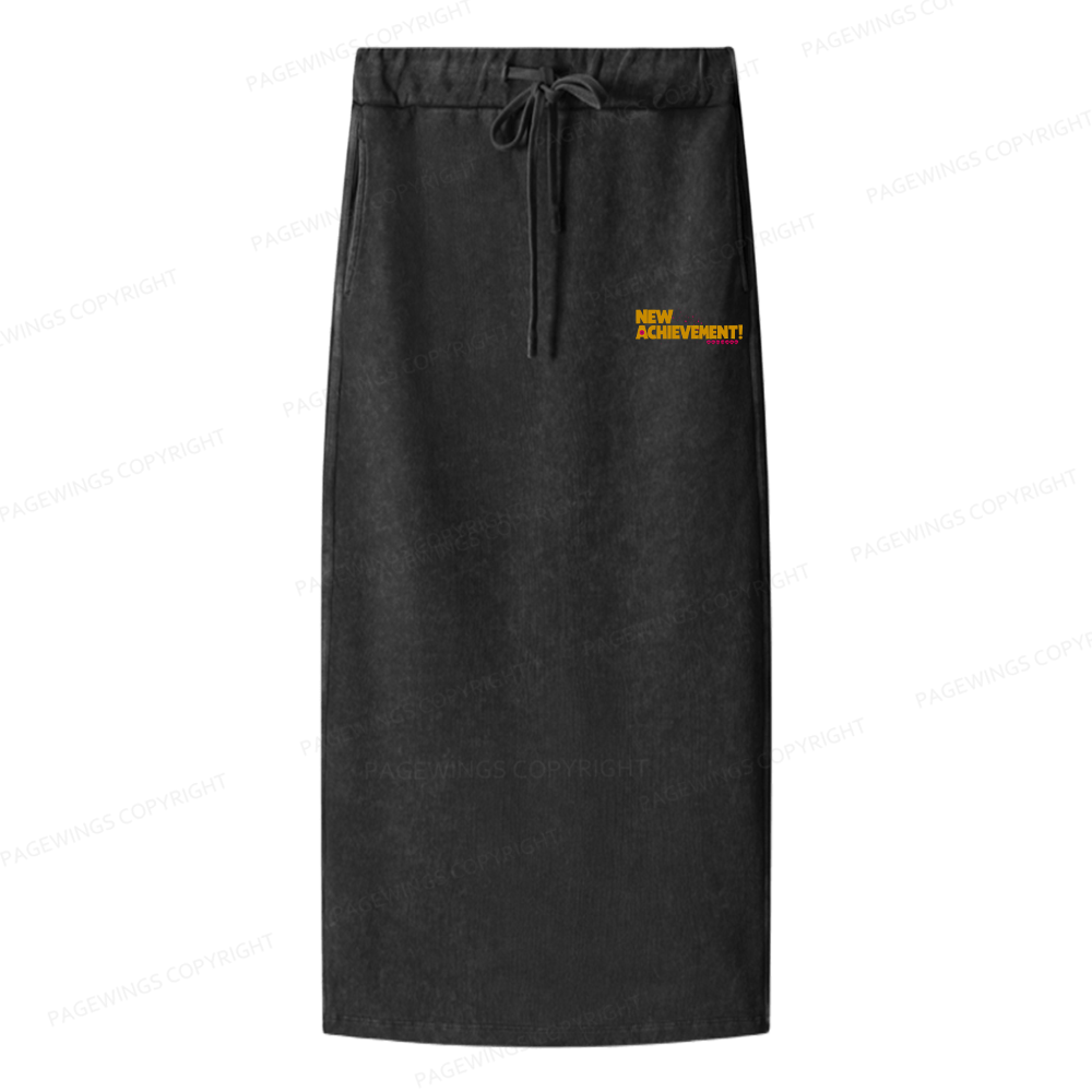 Pagewings New Achievement Women Washed Long Skirts