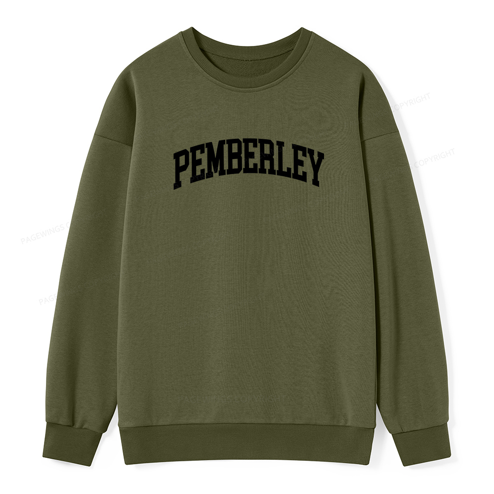 Pagewings Pride and Prejudice Pemberley Bookworm Unisex Classic Sweatshirt