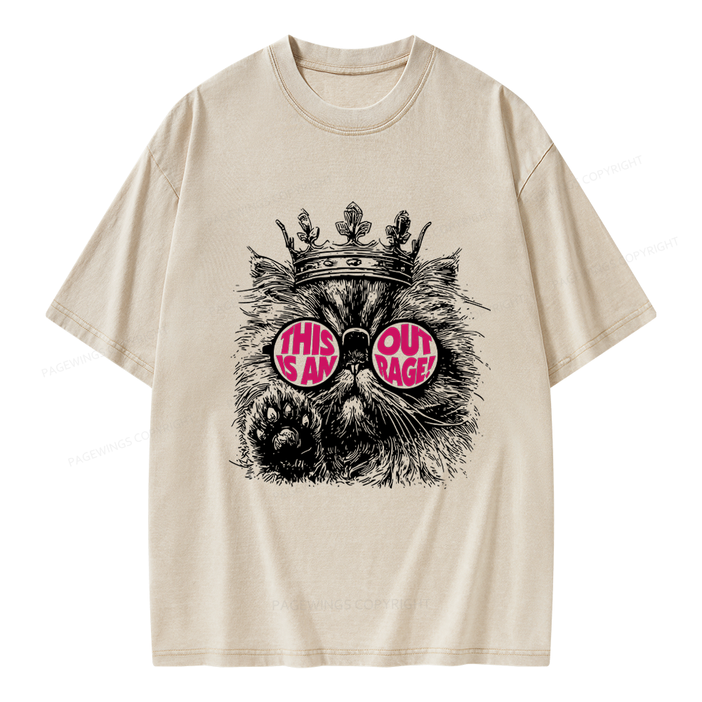 Pagewings Sci-Fi Book Lover Unisex Washed T-shirt