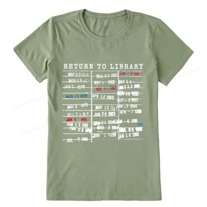Pagewing Return To Library Unisex Classic T-shirt