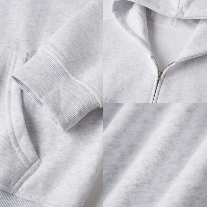 Pagewings Public Libraries Fleece Zip-Up Hoodie