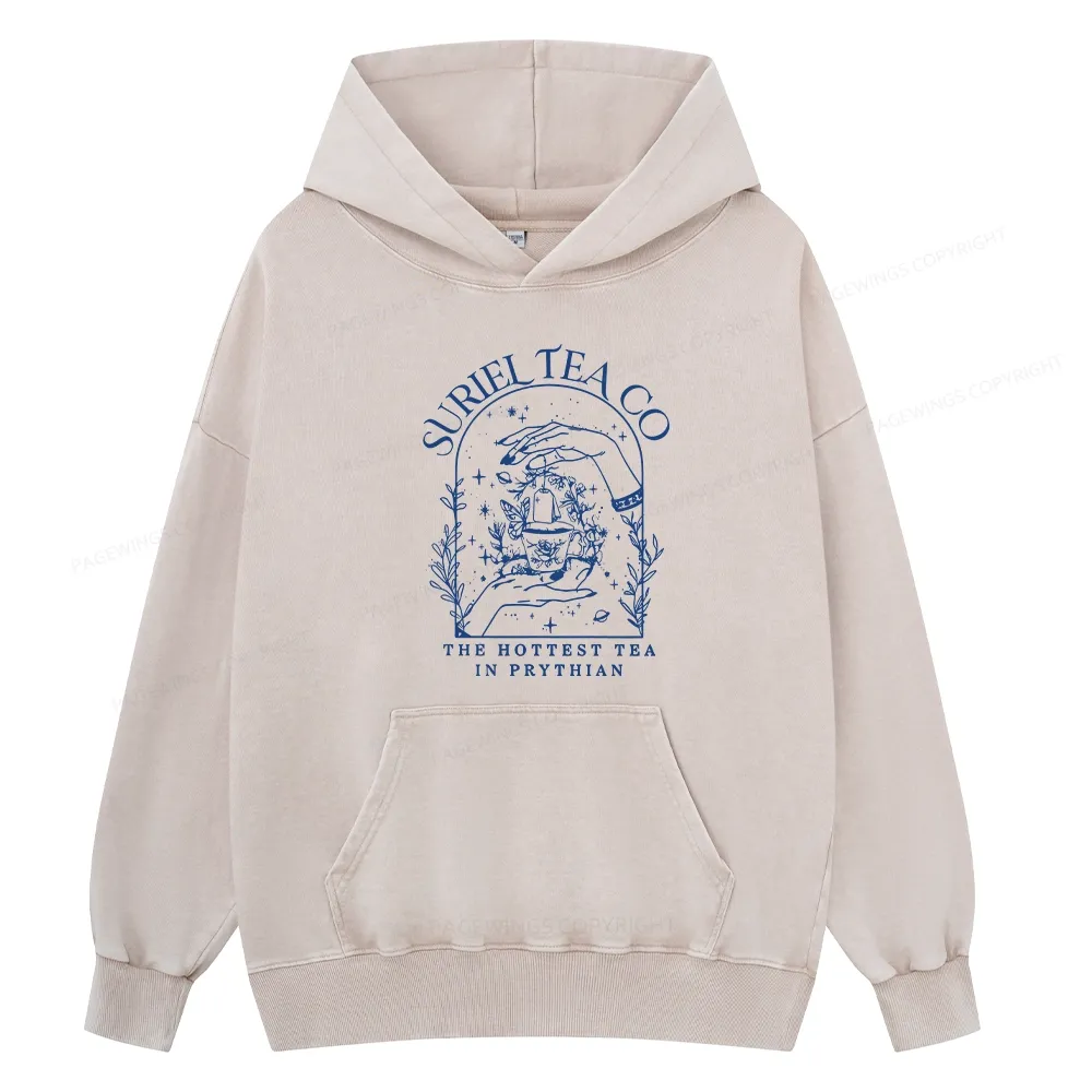 Pagewings A Court Of Thorns And Roses Unisex Washed Hoodie
