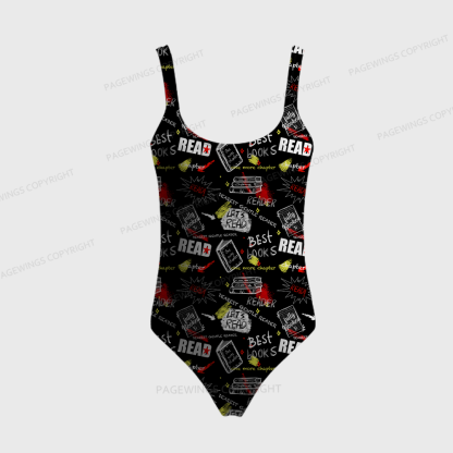 Pagewings Best Books One-Piece Swimsuit 