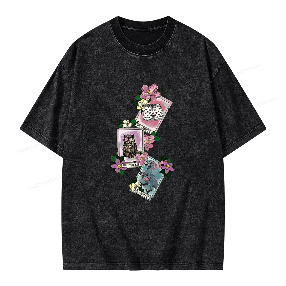 Pagewings Sci Fi Bookish Unisex Washed T-shirt