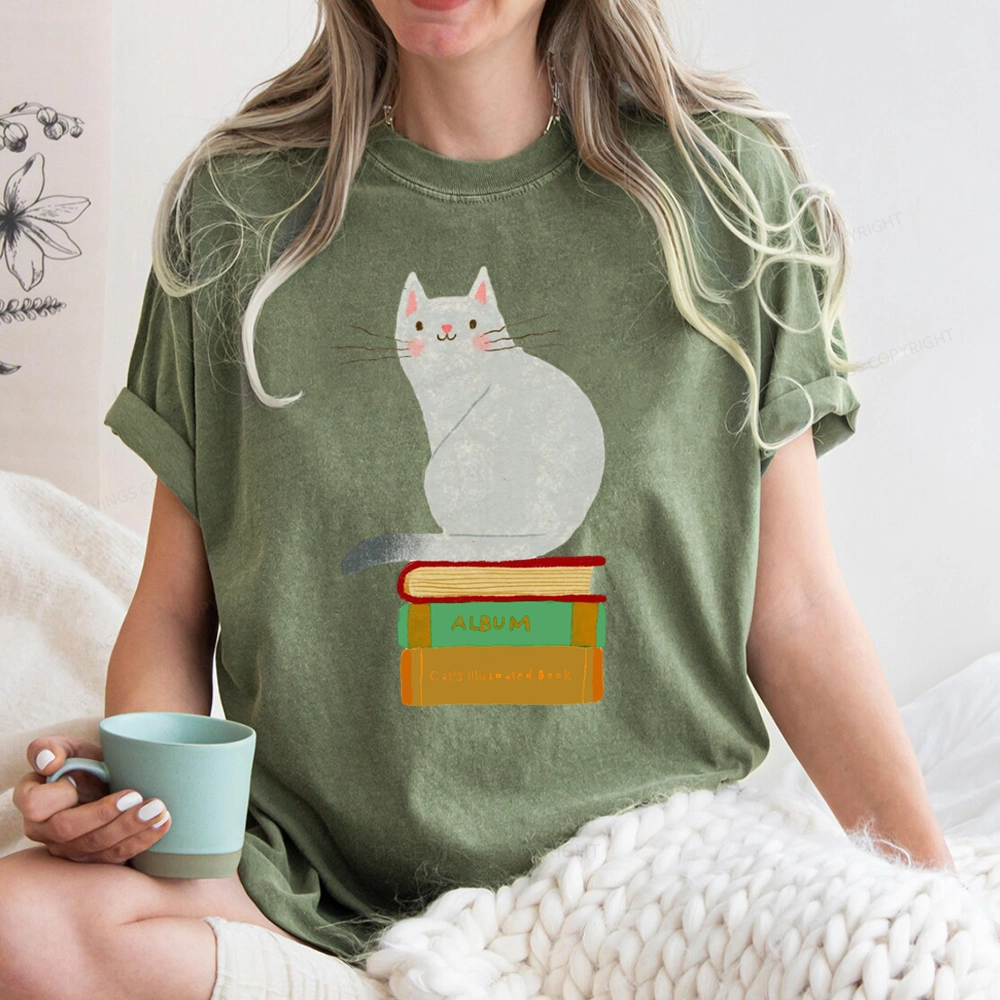 Pagewings Want To Read A Book Right Now Unisex Washed T-shirt