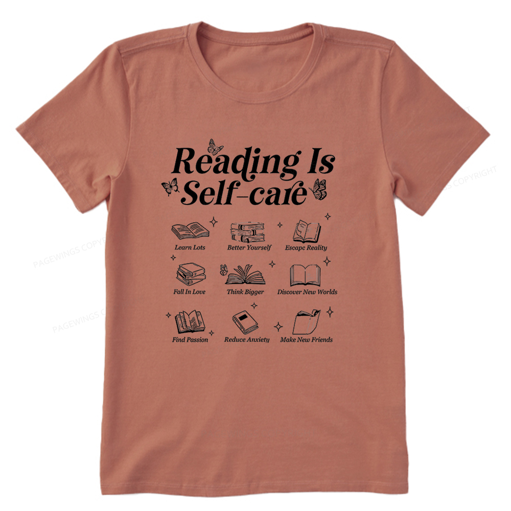 Pagewings Reading Is Self Care Unisex Classic T-shirt