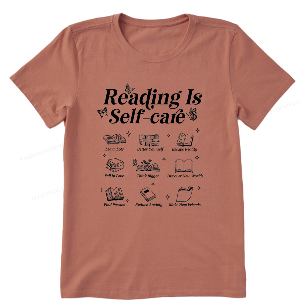 Pagewings Reading Is Self Care Unisex Classic T-shirt