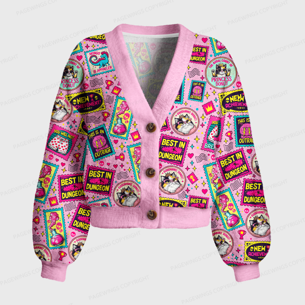 Pagewings Sci Fi Book Lover Women's Cardigan Sweater