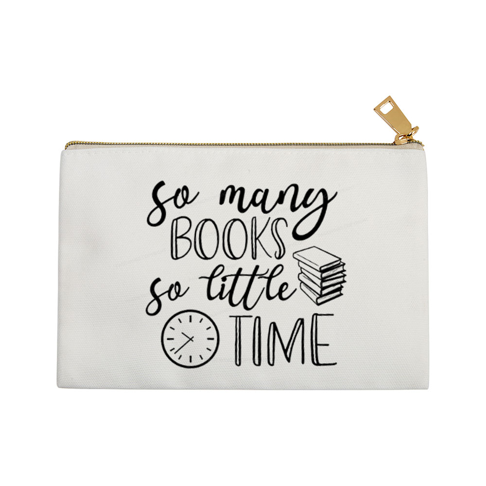 Pagewings So Many Books So Little Time Pouch