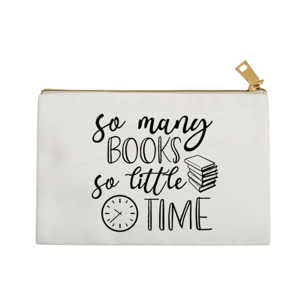Pagewings So Many Books So Little Time Pouch