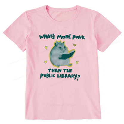 Pagewings What’s More Punk Than The Public Library Unisex Classic T-shirt
