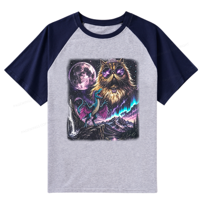 Pagewings Sci Fi Books Lover Raglan T-shirt