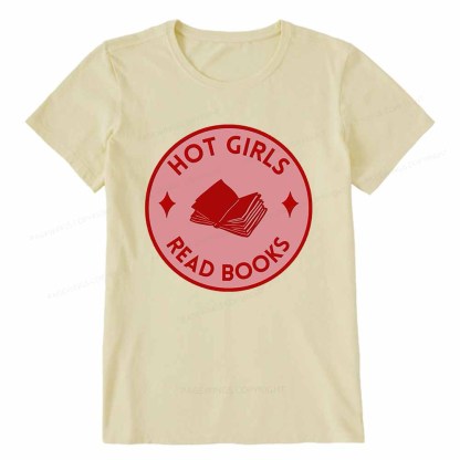 Pagewings Hot Girls Read Books Unisex Classic T-shirt