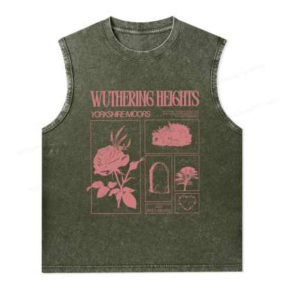 Pagewings Literary Quote Unisex Washed Tank Top