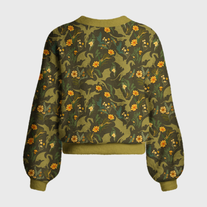 Pagewings Fantasy Bookish Women's Cardigan Sweater