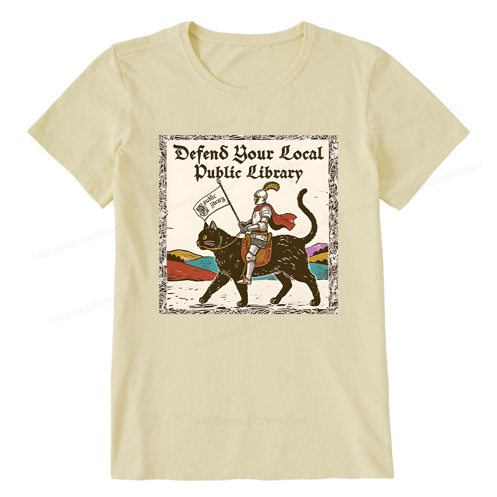 Pagewings Defend Your Local Public Library Unisex Classic T-shirt