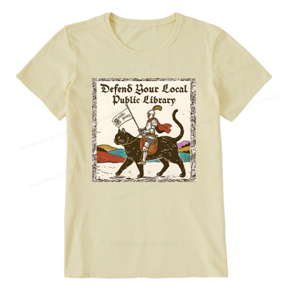 Pagewings Defend Your Local Public Library Unisex Classic T-shirt