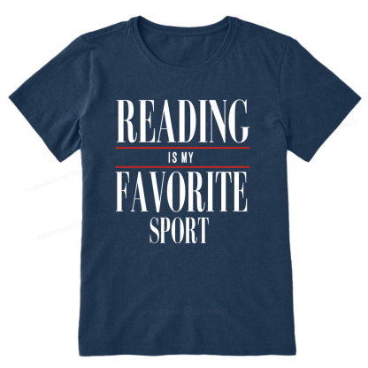 Pagewings Reading Is My Favorite Sport Unisex Classic T-shirt