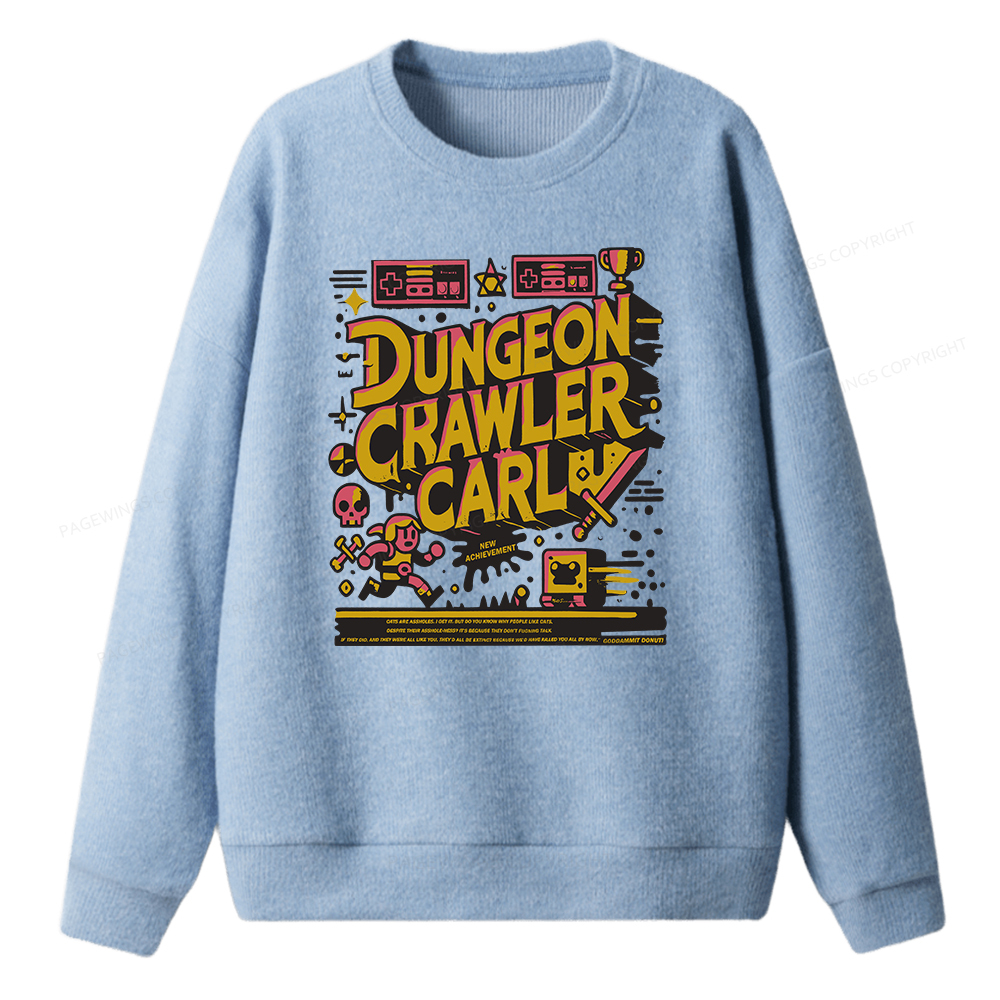 Pagewings Book New Achievement  Unisex Knit Sweatshirt