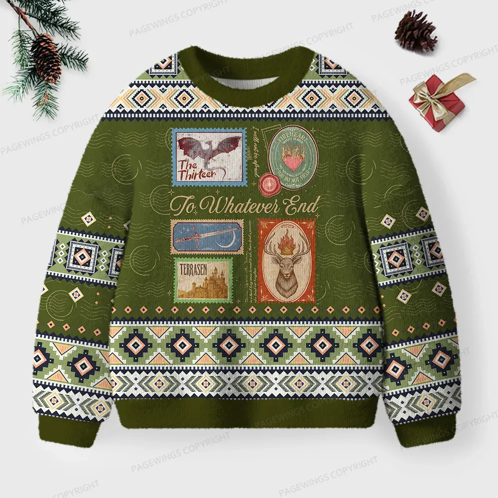 Pagewings To Whatever End Unisex Ugly Sweatshirt