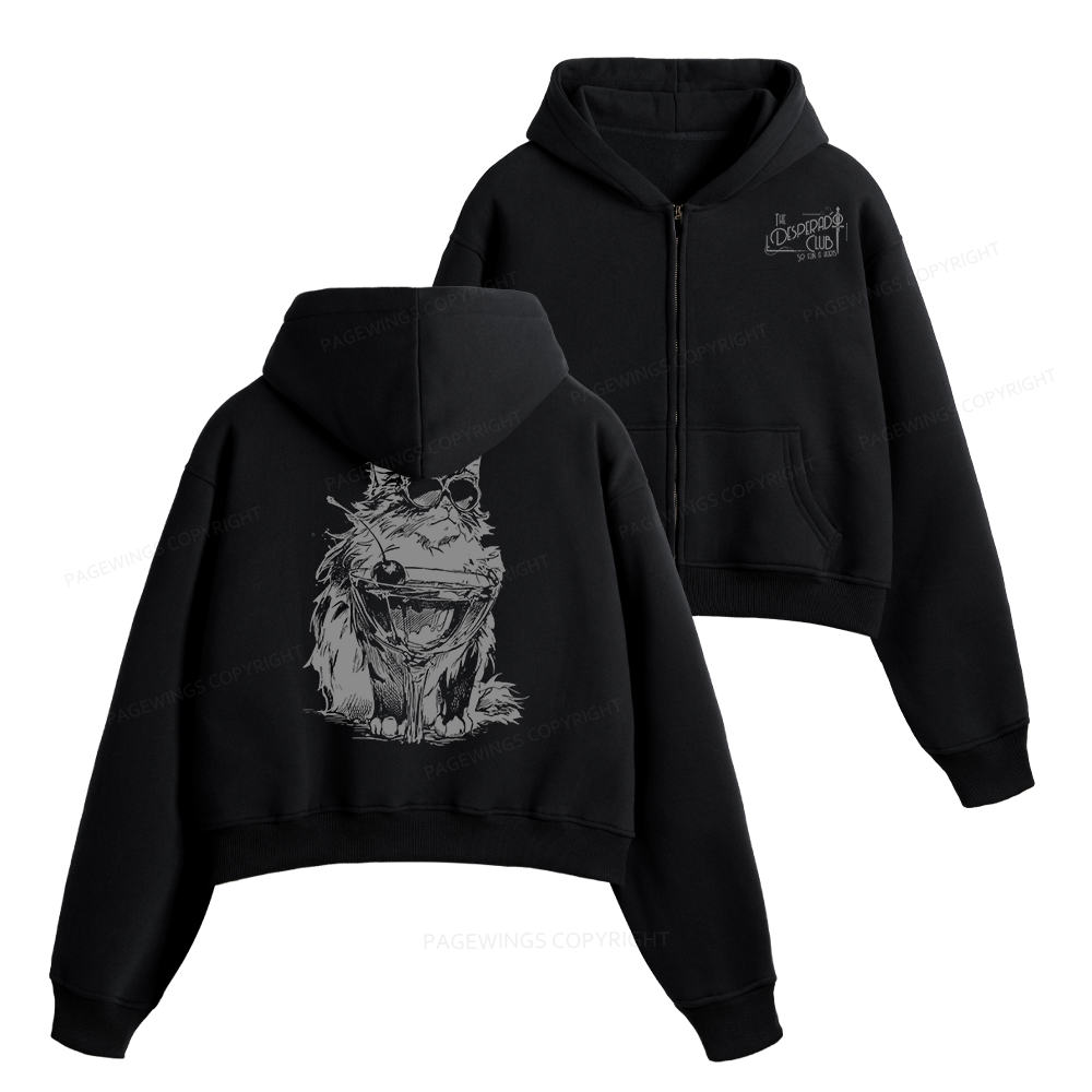 Pagewings The Desperado Club Fleece Zip-Up Hoodie