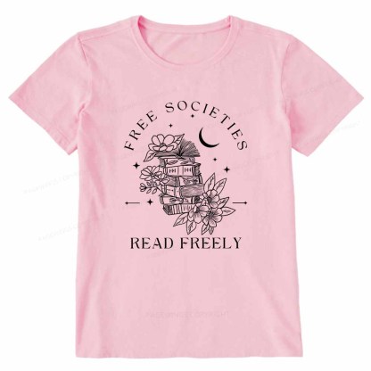 Pagewings Free Societies Read Freely Comfort Colors Shirt Unisex Classic T-shirt