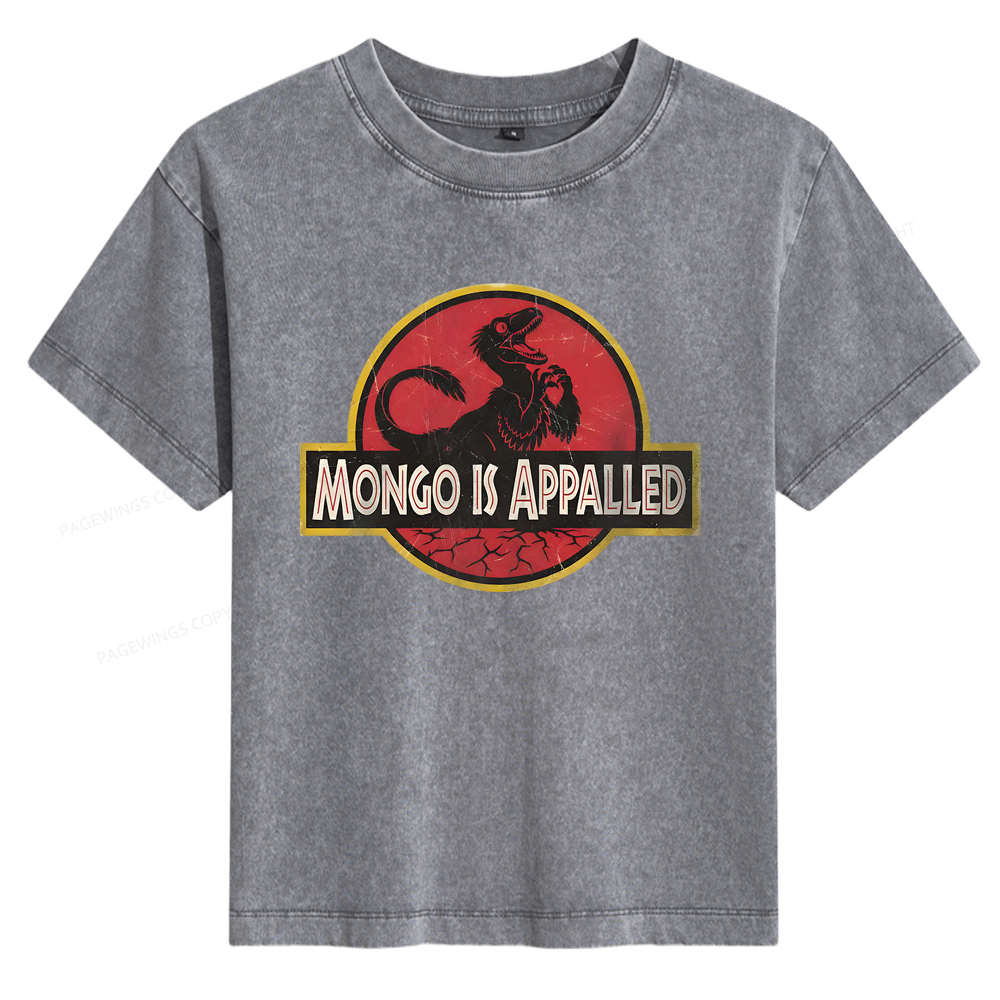 Pagewings Mongo Is Appalled Women's Washed T-shirt