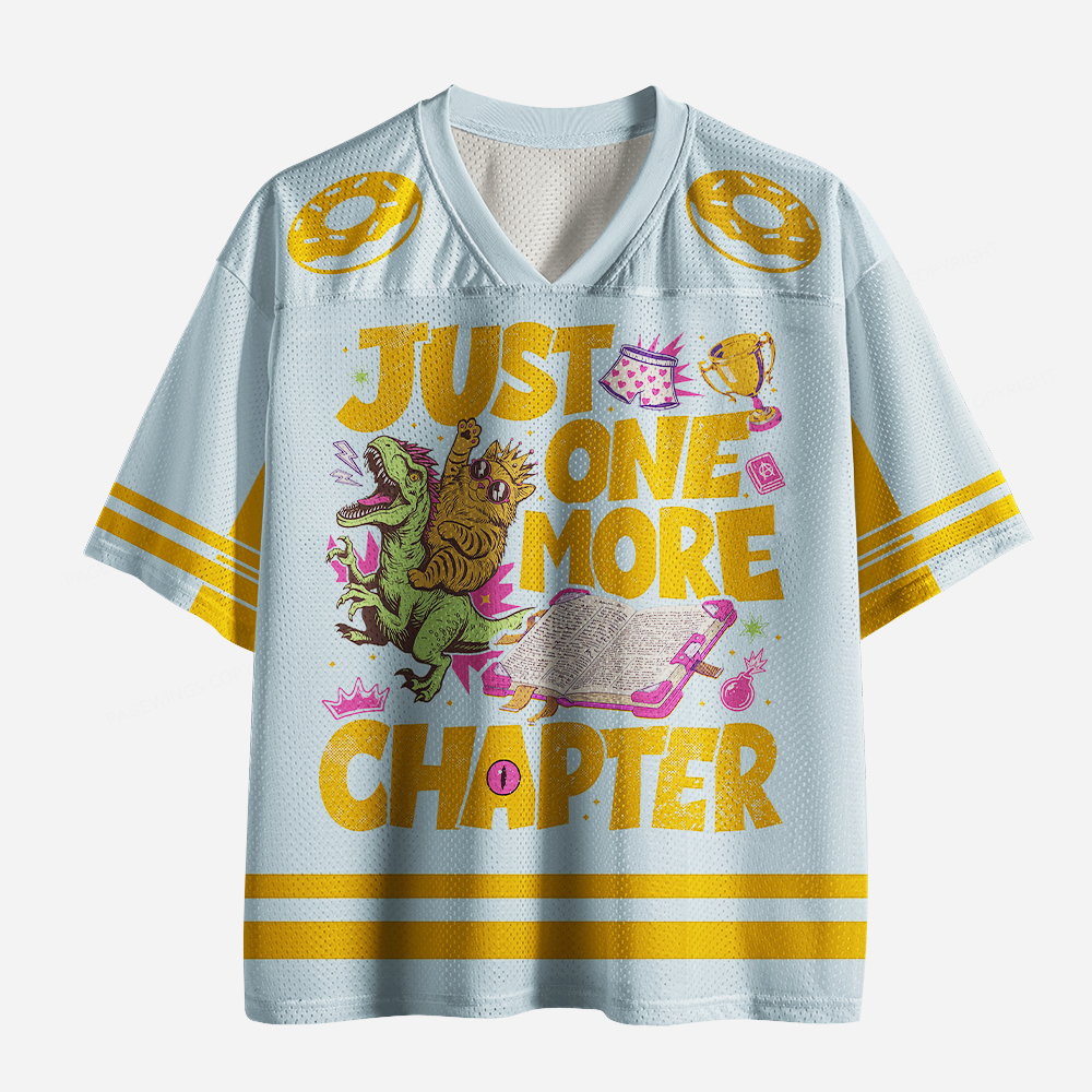 Pagewings Sci Fi Book Lover Unisex Mesh Jersey