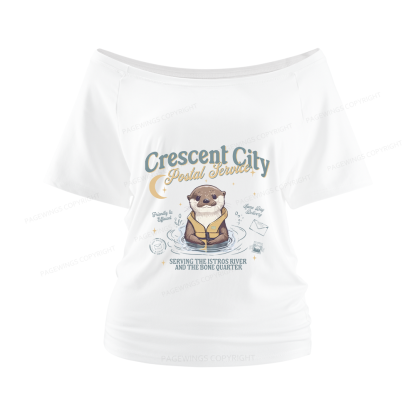 Pagewing Reading Fantasy Bookish Women Off Shoulder T-shirts