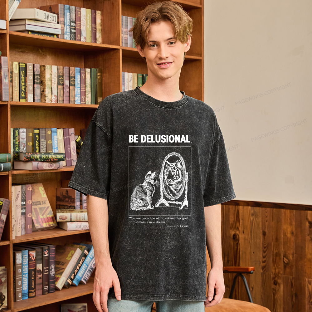 Pagewings You Are Never Too Old To Set Another Goal  Unisex Washed T-shirt