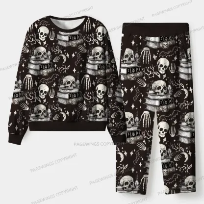 Pagewings Read Banned Books Gain Forbidden Knowledge Unisex Flannel Pajama Set