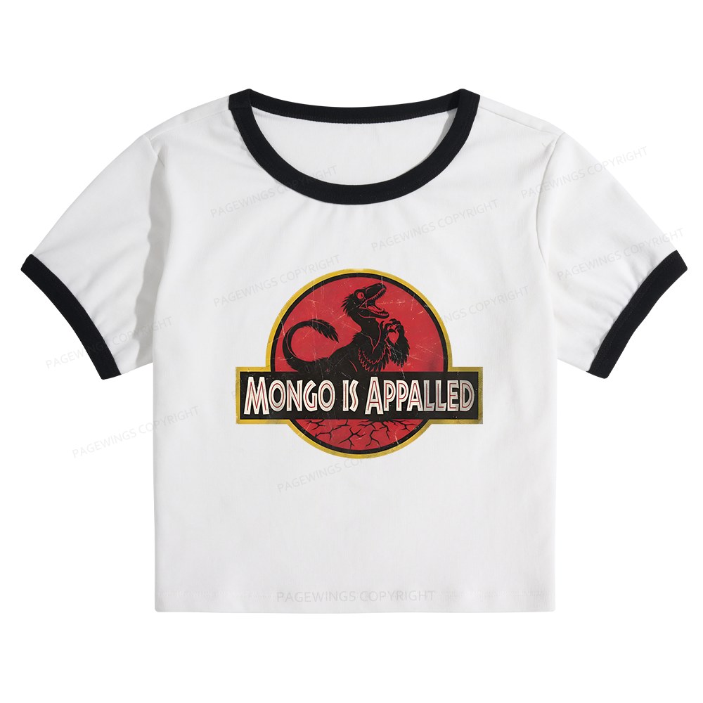 Pagewings Sci-Fi Book Lover Baby Tee Cropped Ringer T-Shirt
