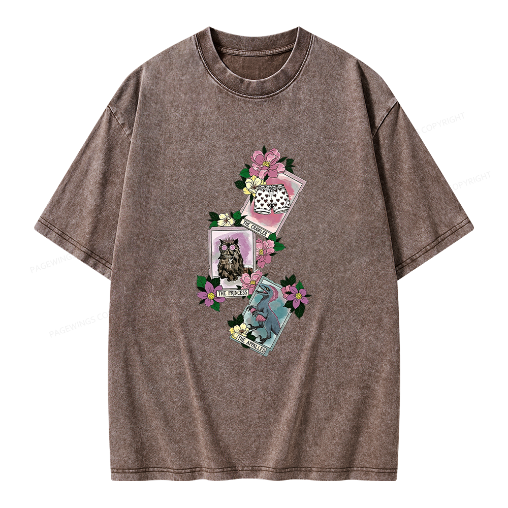 Pagewings Sci Fi Bookish Unisex Washed T-shirt