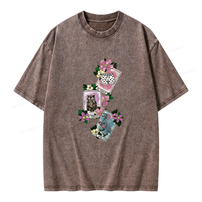Pagewings Sci Fi Bookish Unisex Washed T-shirt