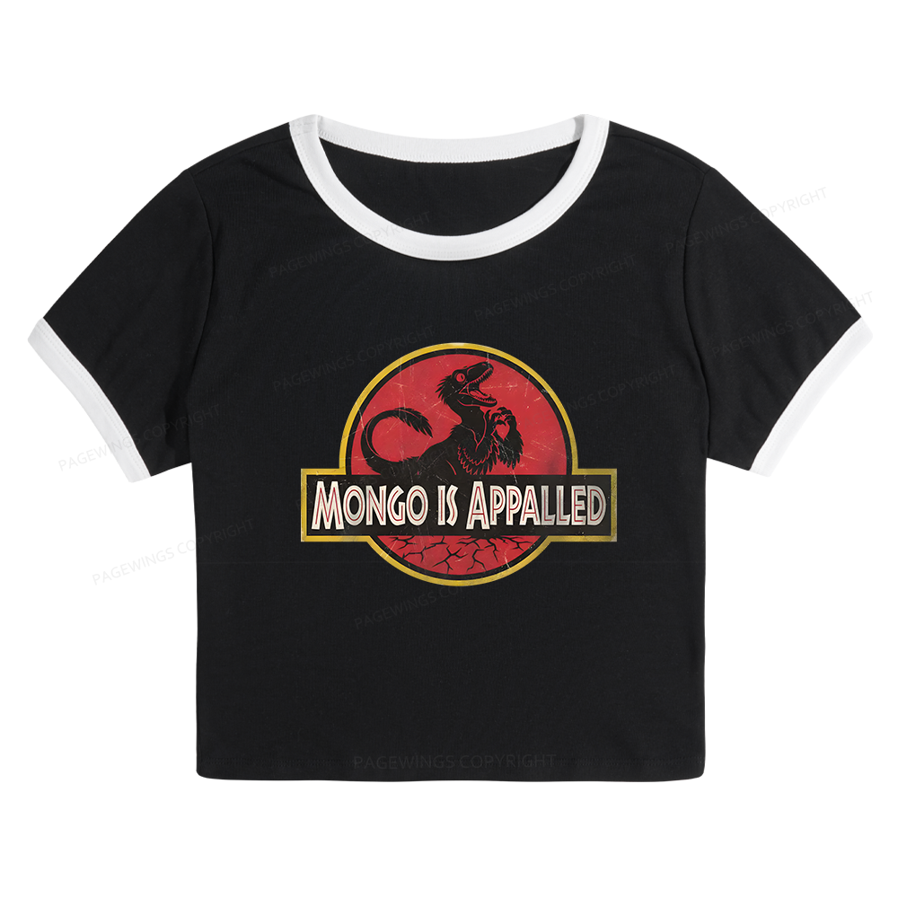 Pagewings Sci-Fi Book Lover Baby Tee Cropped Ringer T-Shirt