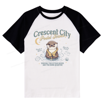 Pagewing Reading Fantasy Bookish Raglan T-shirt