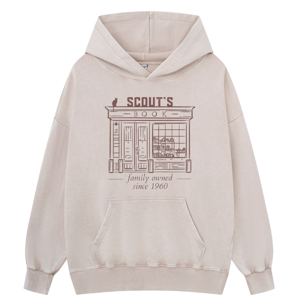 Pagewings To Kill a Mockingbird Unisex Washed Hoodie