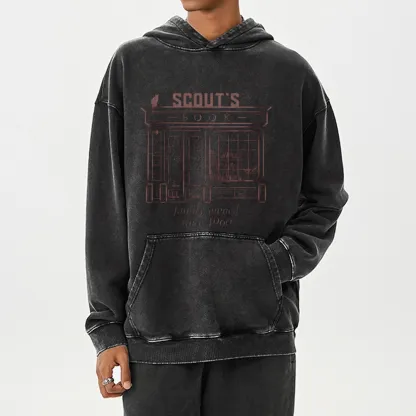 Pagewings To Kill a Mockingbird Unisex Washed Hoodie