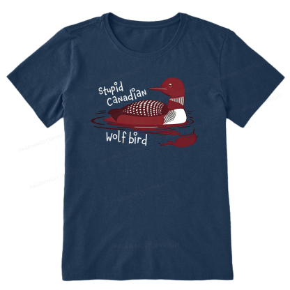 Pagewings Stupid Canadian Wolf Bird Unisex Classic T-shirt