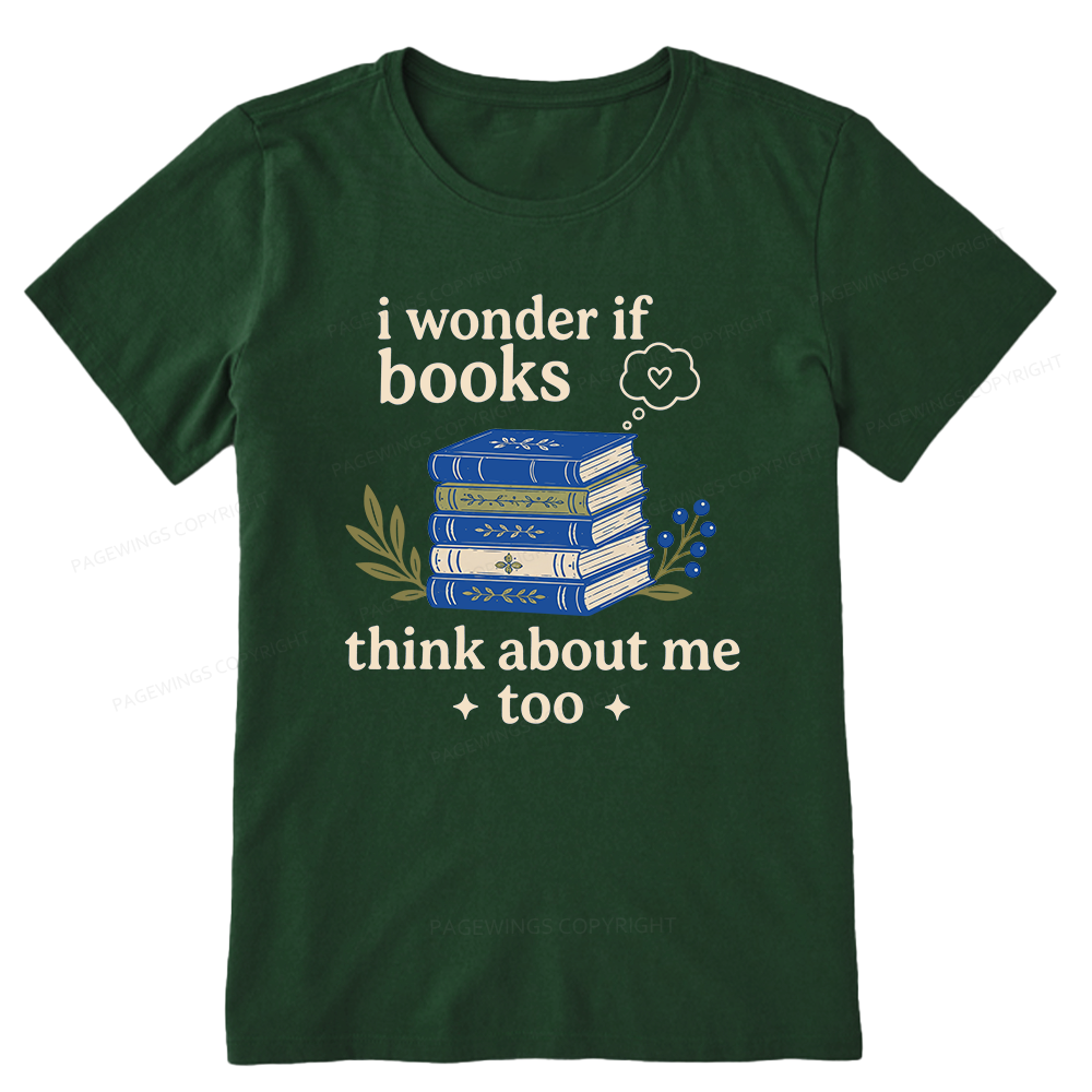 Pagewing Think About Me Bookish Unisex Classic T-shirt